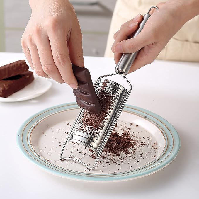 Tongjude Stainless Steel Cheese Grater Set, Lemon Zester - Image 3