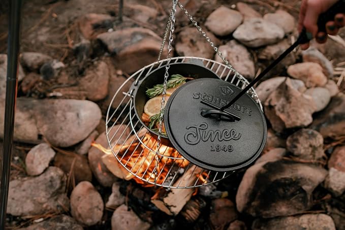 Stansport Pre-Seasoned Cast Iron Dutch Oven - Image 5