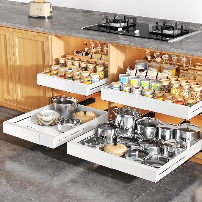 Pull out Cabinet Organizer, Expandable Width, Depth - Image 9