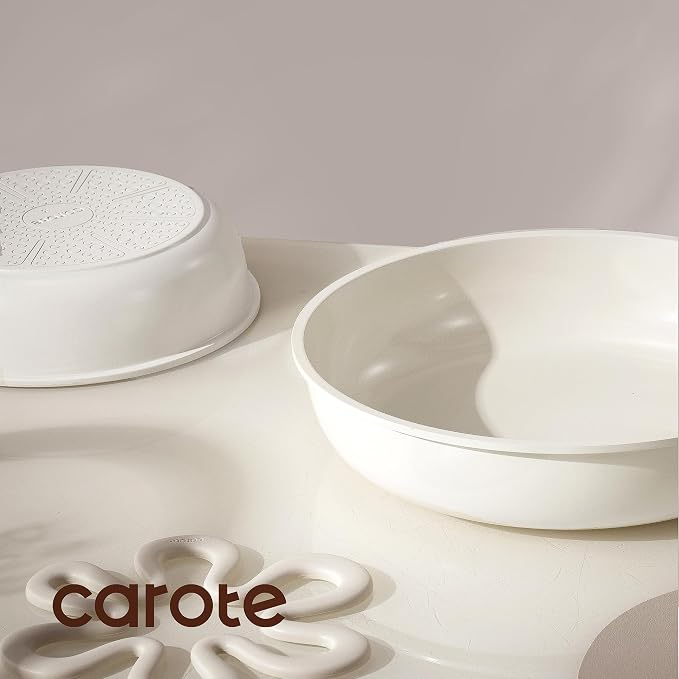 CAROTE 18Pcs Ceramic Cookware Set - Image 6
