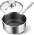 KOCH SYSTEME CS Hybrid Nonstick Stainless Steel Saucepan, 2 Quart Tri-Ply by KOCHSYSTEMECS