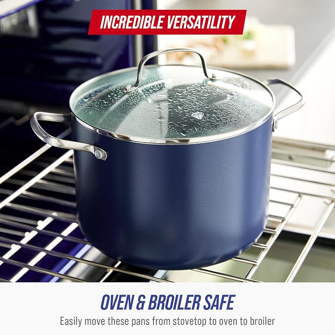 Blue Diamond 8QT Nonstick Stockpot - Image 5