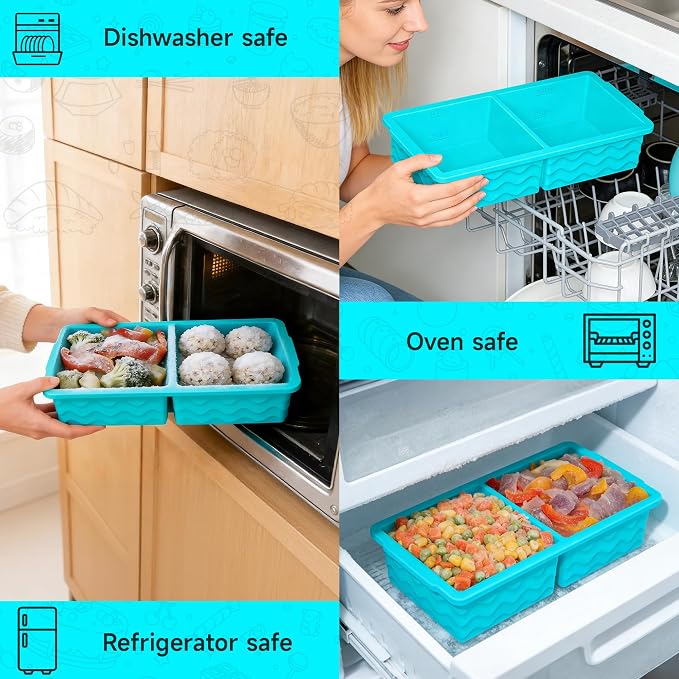 3-Pack Silicone Freezer Trays - Image 5