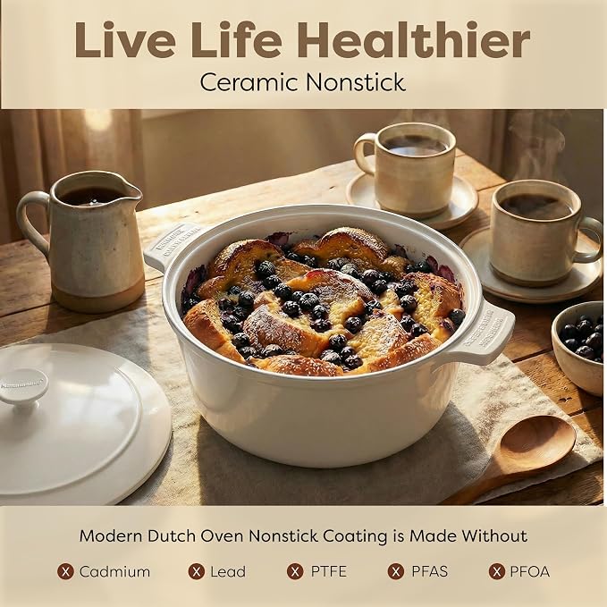 Gotham Steel 5 Qt Dutch Oven Pot - Image 3