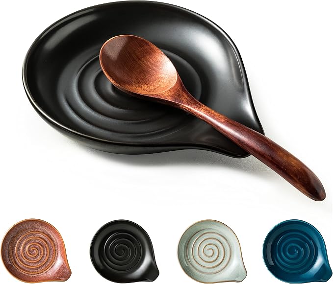 Spoon Rest, Porcelain Drip Tray by Cormomu