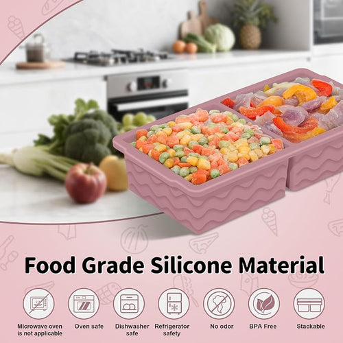 3-Pack Silicone Freezer Trays - Image 2