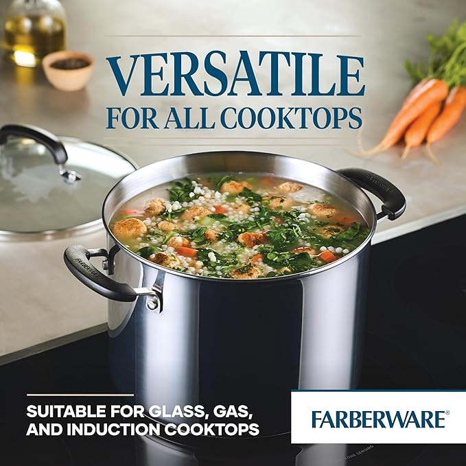 Farberware Brilliance Stainless Steel Stockpot - Image 4