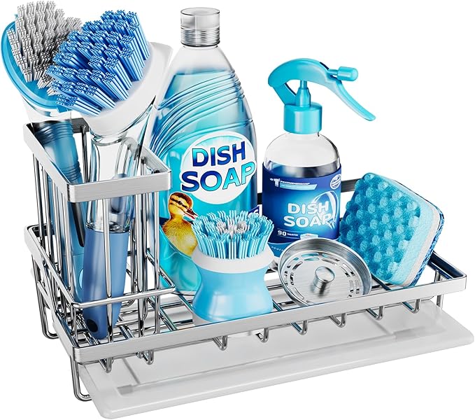 Consumest Sink Caddy, Kitchen Sponge Holder by Consumest