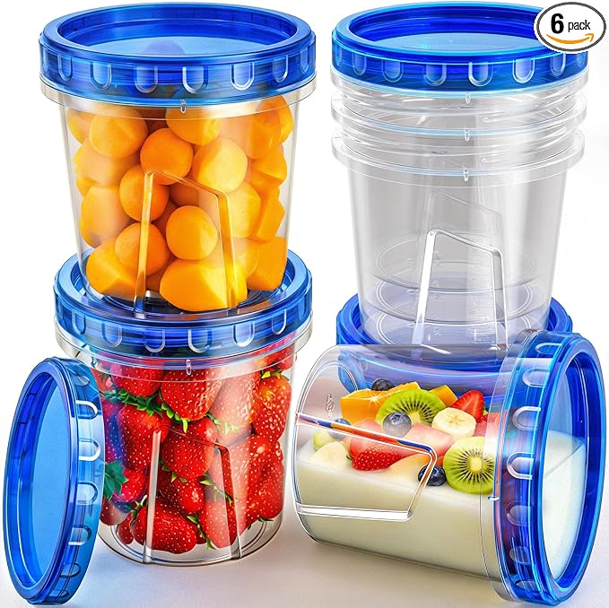 Freezer Storage Containers, Airtight Plastic Food Storage Containers by OrderNow