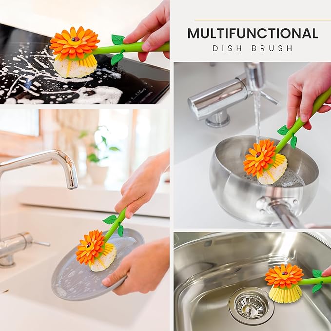 Vigar Flower Power Dish Brush - Image 5