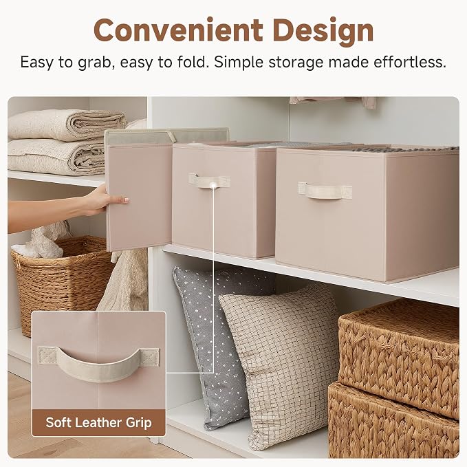 StorageWorks Storage Baskets for Shelves, Closet Organization and Storage Bins - Image 6