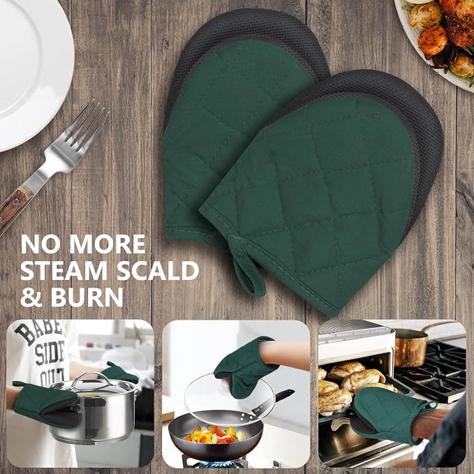 1 Pair Short Oven Mitts - Image 7