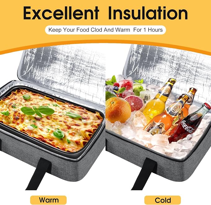Insulated Casserole Carrier, Portable Casserole Carrier - Image 4