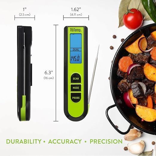 Taylor TruTemp Dual Instant Read Infrared Meat and Food Thermometer, Digital - Image 4