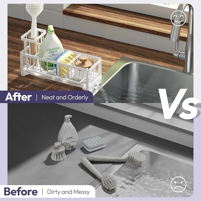 SWTYMIKI Sponge Holder for Kitchen Sink - Image 5