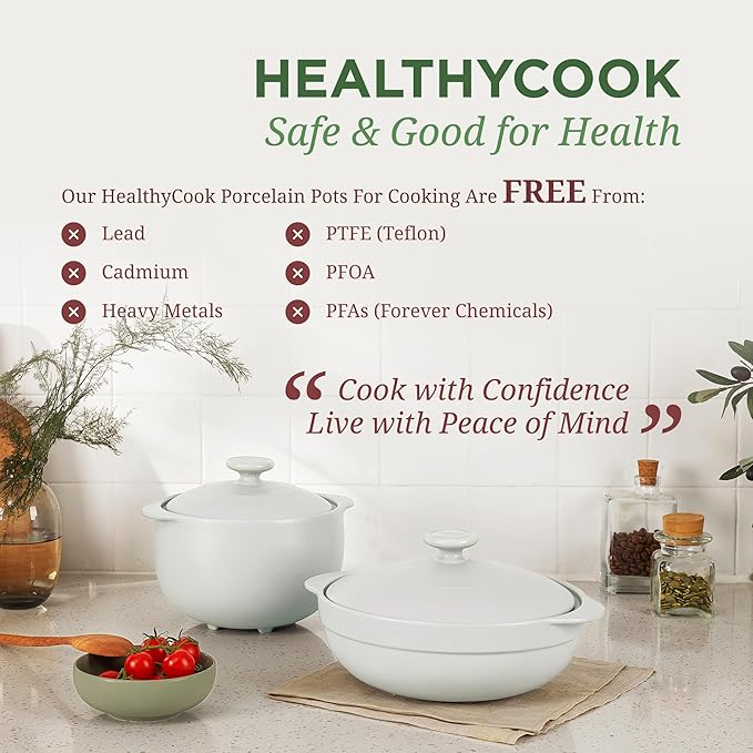 Minh Long 3.17 qt Porcelain Clay Pot - Image 4