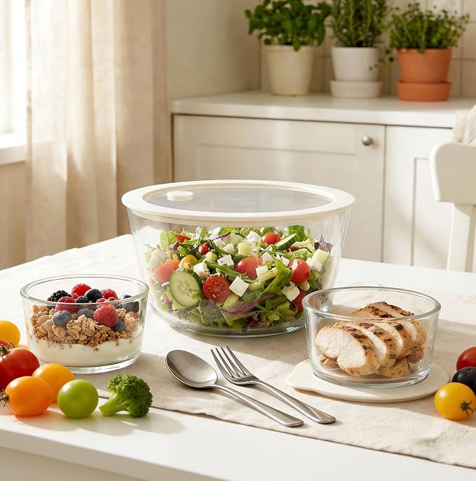 Urban Green Glass Food Container Set - Image 9