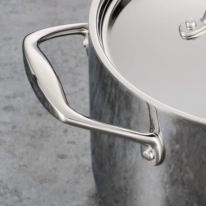 Tramontina Signature Tri-Ply Clad Stainless Steel 12-Piece Cookware Set - Image 6