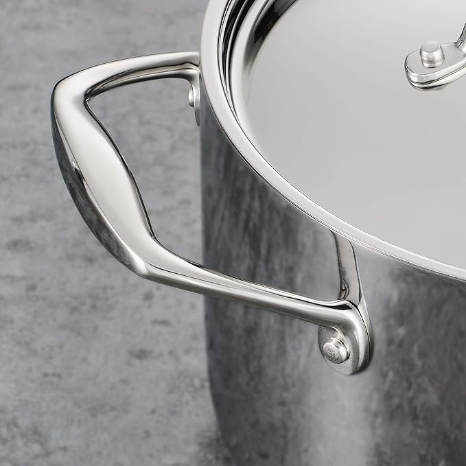 Tramontina Signature Tri-Ply Clad Stainless Steel 10-Piece Cookware Set - Image 5