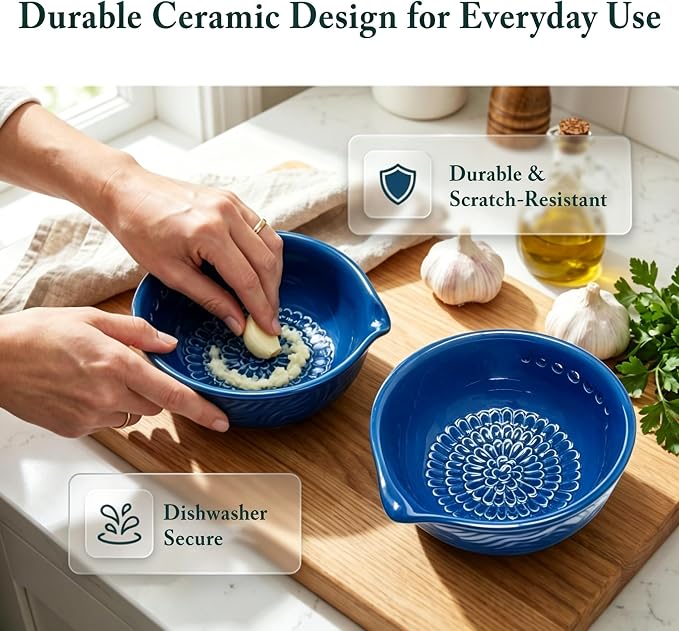 3-in-1 Ceramic Grater Bowl - Image 4