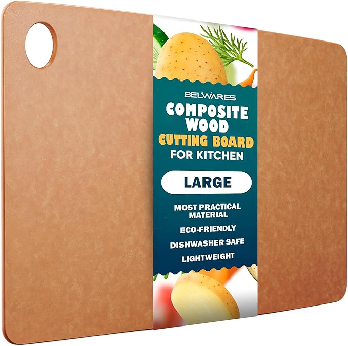 Dishwasher Safe Cutting Board for Kitchen by Belwares