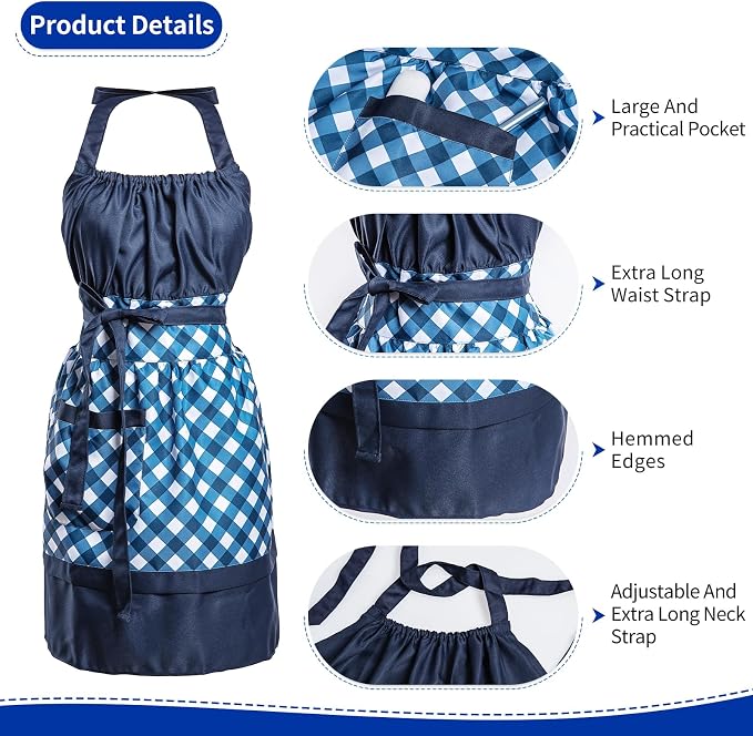 Lovely Flower Pattern Retro Aprons - Image 4