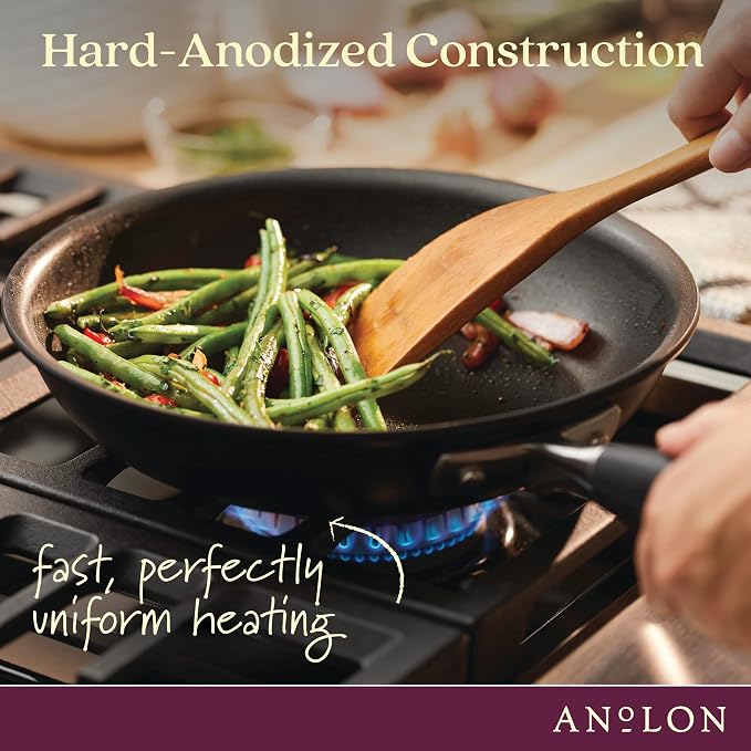 Anolon Advanced Home Hard Anodized Nonstick Frying Pan, 8.5 Inch – Small Non - Image 7