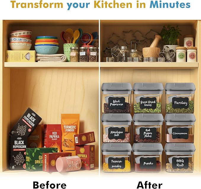 Shazo 9 PC Airtight Food Storage Containers - Image 5
