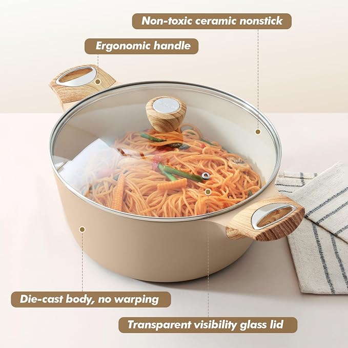 SENSARTE Ceramic Nonstick Stock Pot - Image 7