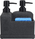 Kitchen Hand Soap and Dish Soap Dispenser Set, Dual Soap Dispenser by Deobath