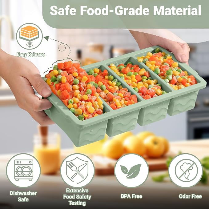 Silicone Freezer Molds for Soup - Image 4