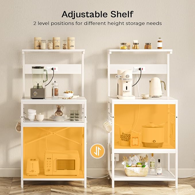 SUPERJARE Kitchen Bakers Rack - Image 4