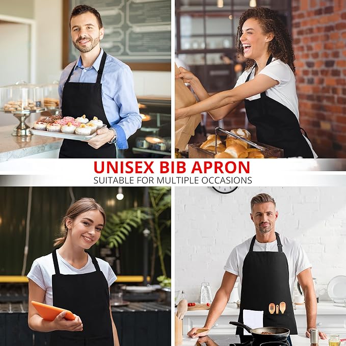 Utopia Kitchen 2 Pack Bib Apron, Adjustable - Image 5