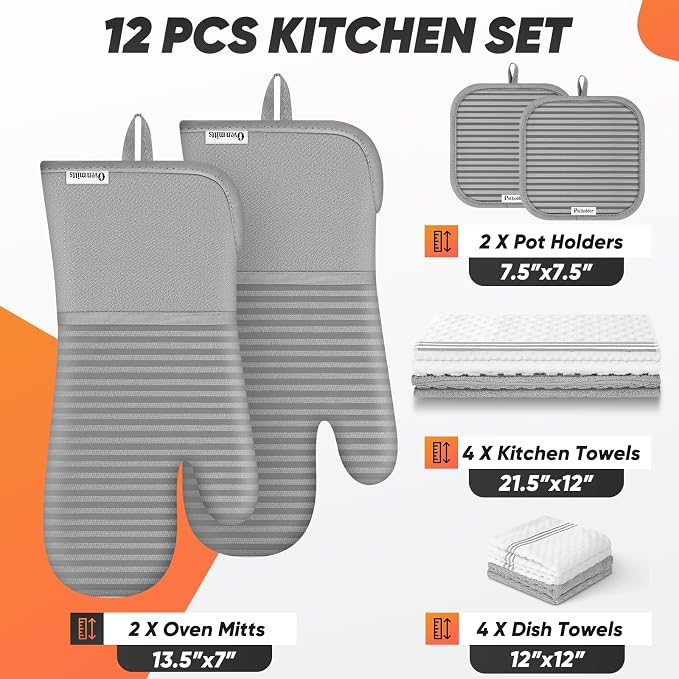 Oven Mitts Kitchen Towels and Dishcloths - Image 2