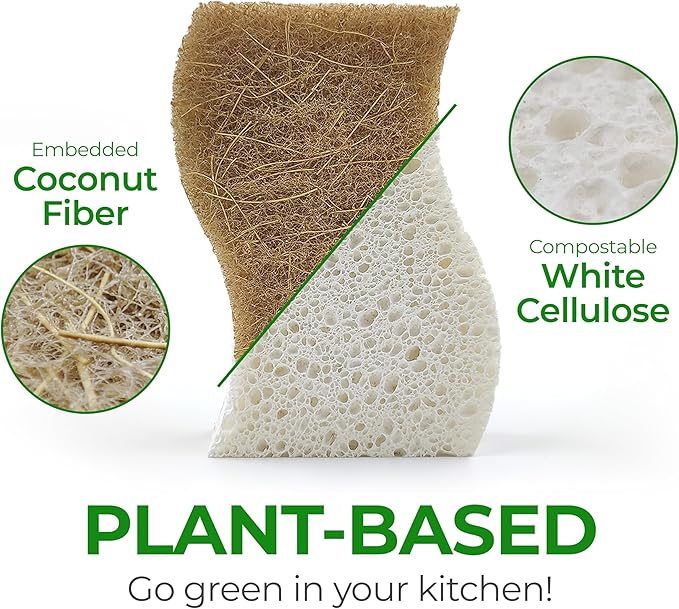 AIRNEX Natural Kitchen Sponges - Image 2