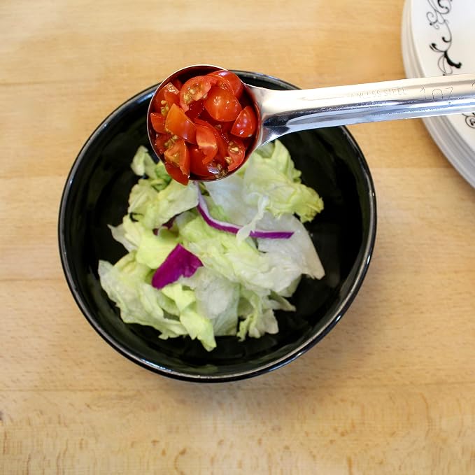 1 Ounce Slotted Stainless Steel Portion Control Ladle Spoon - Image 7