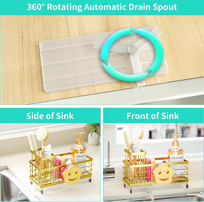 HapiRm Sink Caddy Sponge Holder - Image 2