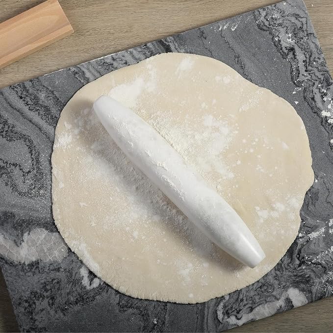 Koville African Natural Marble French Rolling Pin, 12inch Non-Stick Rolling Pin - Image 7