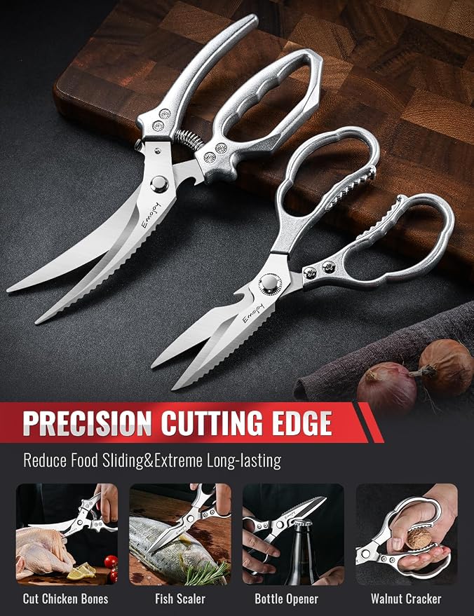 Emojoy 2-Piece Kitchen Scissors Set - Image 5