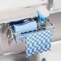 TAILI 4-in-1 Sink Caddy with Strong Suction Cup, Sponge Holder by TAILI