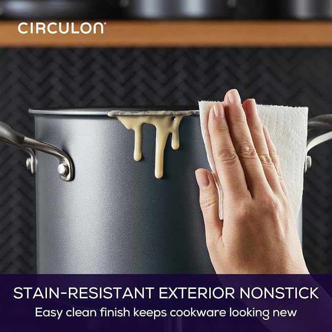 Circulon A1 Series with ScratchDefense Nonstick Induction Cookware, Stockpot - Image 9