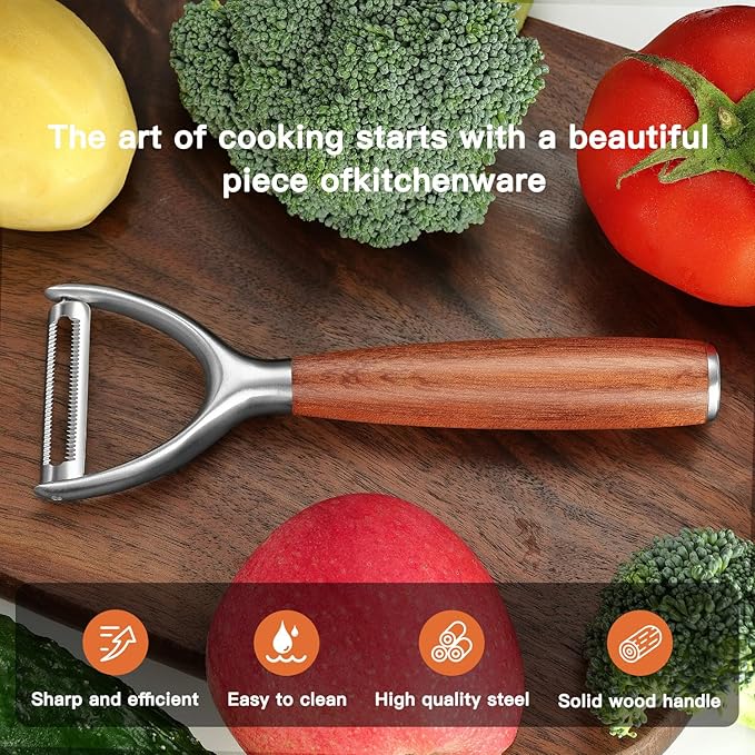 Serrated Blade Premium Y Type 304 Stainless Steel Multifunctional Kitchen - Image 5