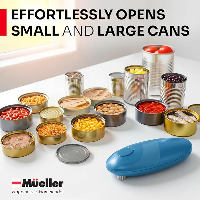 MUELLER HOME SmoothEdge Auto Electric Can Opener – Battery‑Operated One‑Touch w - Image 7