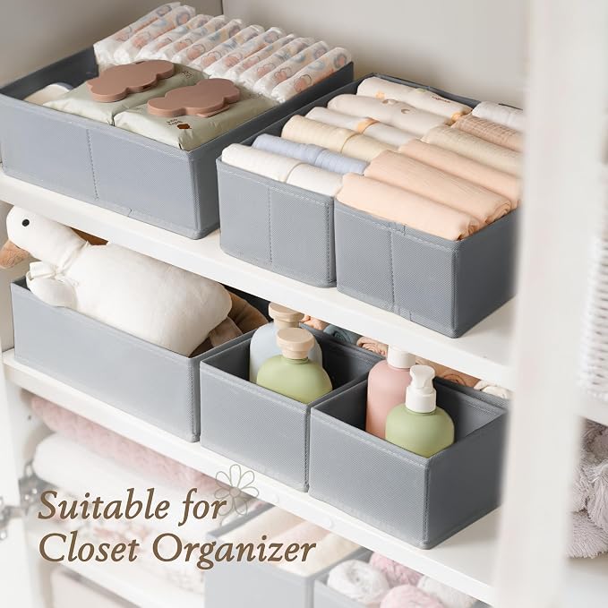 Criusia Drawer Organizers 18-Piece Set, Dresser Organizer - Image 6