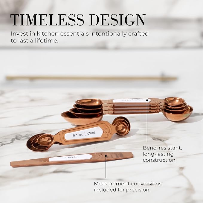 Copper Measuring Spoons Set - Image 8