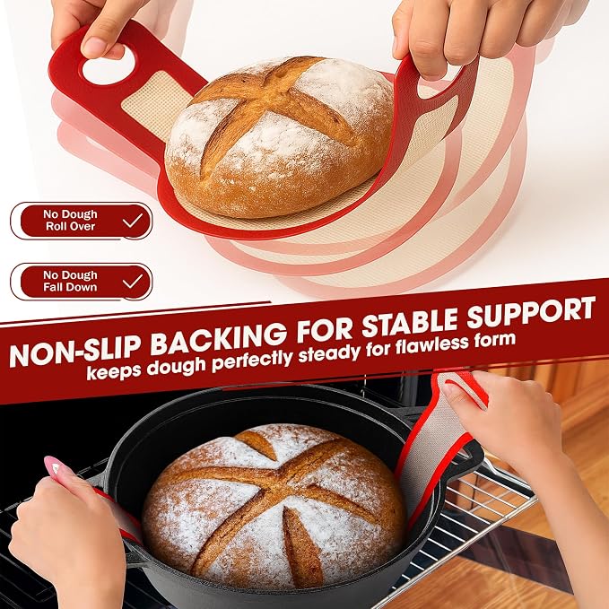 Sourdough Silicone Bread Sling for Dutch Oven, Essentials Bread Making Supplies - Image 6