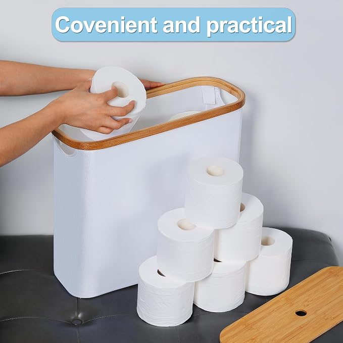 efluky Toilet Paper Storage, Toilet Paper Basket - Image 6