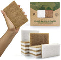 AIRNEX Biodegradable Natural Kitchen Sponges Pack of 6 by Airnex
