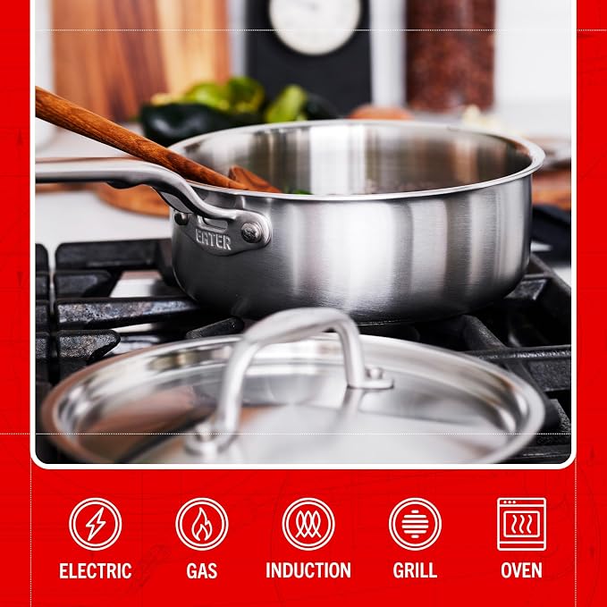 Heritage Steel x Eater 2 Quart Saucepan - Image 2