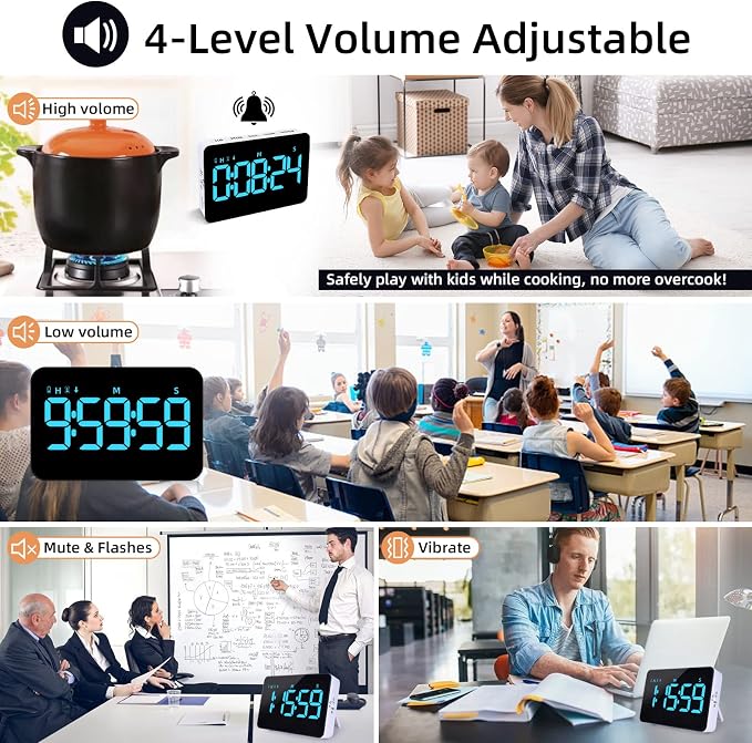 Rechargeable Digital Kitchen Timer - Image 4